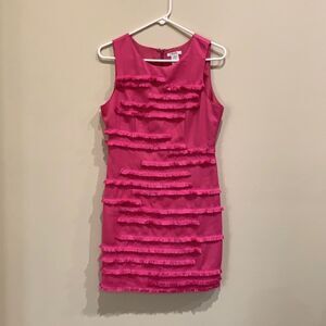 Esley Women's Pink Fringe Dress